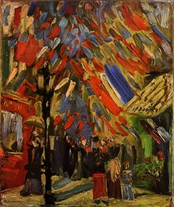 The Fourteenth Of July Celebration In Paris — Vincent Willem Van Gogh, Post-impressionist Style