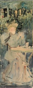 Woman Drinking Tea — Maurice Brazil Prendergast