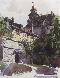 Corner Of The Medieval City With A Wall — Vasily Dmitrievich Polenov