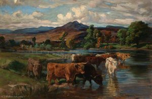 Strathtay Looking To Farragon — Joseph Denovan Adam