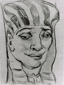 Máscara De Un Mummio Egipcio 4 — Vincent Willem Van Gogh