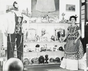 Frida Kahlo in Her Sitting Room