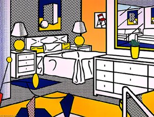 Interior With Mobile — Roy Lichtenstein, Pop Art