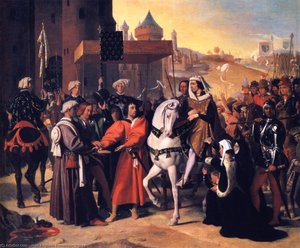 The Entry Into Paris Of The Dauphin, Future Charles V — Jean-auguste-dominique Ingres