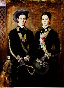 Twins (grace And Kate Hoare) — Sir John Everett Millais, Realism