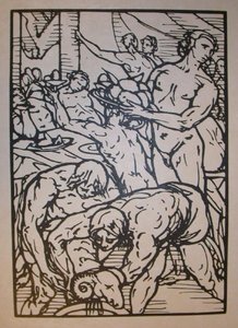 Banquet Scene — Émile Bernard