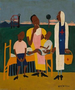 Folk Scene Eviction — William H. Johnson