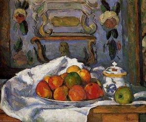Dish Of Apples — Paul Cézanne, Post-impressionism