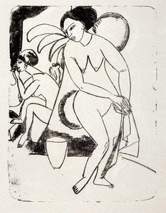 Naked Girls In The Studio — Ernst Ludwig Kirchner