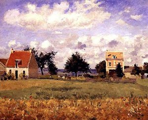 The Red House — Camille Pissarro