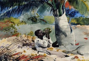 Debajo Del Coco Palm — Winslow Homer