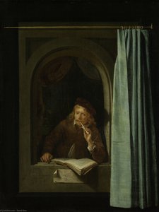 Self-portrait — Gerrit Dou, Baroque