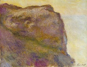 En El Cliff At Petit Ailly — Claude Monet
