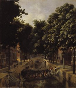 View Of A Dutch Canal. — Job Adriaensz Berckheyde