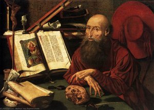 St Jerome — Marinus Van Reymerswaele
