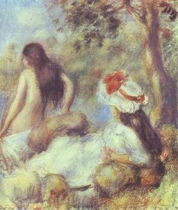 The Bathing — Pierre-auguste Renoir, Impressionist Movement