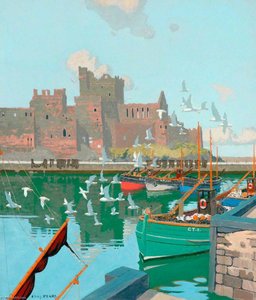 Isle Of Man Peel Castle (british Railways Poster Artwork) — Charles Pears
