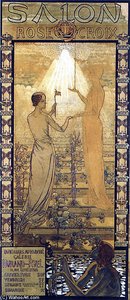 Salon De La Rose — Carlos Schwabe
