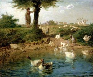The Goosegirl — Jean-françois Millet
