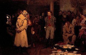 Putting A Propagandist Under Arrest — Ilya Yefimovich Repin