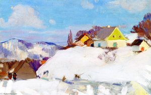 Farm, Baie Saint Paul — Clarence Alphonse Gagnon