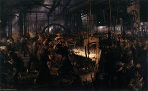 The Iron Rolling Mill — Adolph Von Menzel