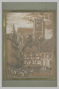The Church Of St. Wulfran In Abbeville — Richard Parkes Bonington