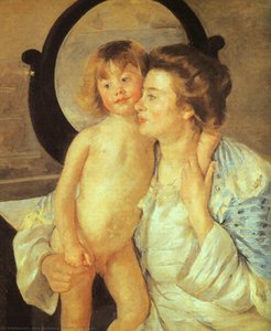 Oval Mirror — Mary Stevenson Cassatt