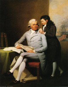 Jeremiah Wadsworth And His Son Daniel Wadsworth — John Trumbull, Neoclassicism
