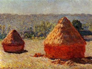 Grainstacks, Sunset — Claude Monet