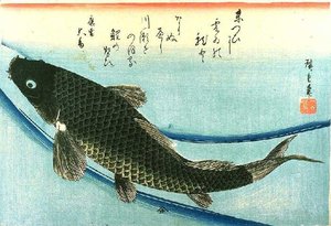 Carp — Ando Hiroshige