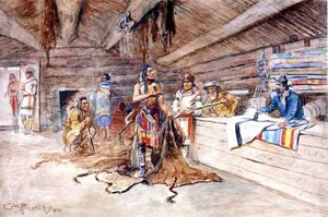Joe Kipp's Trading Post — Charles Marion Russell