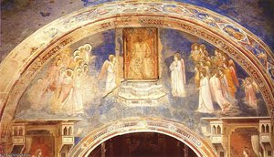 God Sends Gabriel To The Virgin — Giotto Di Bondone, Early Renaissance