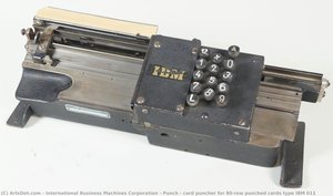 Punch / Card Puncher For 80-row Punched Cards Type Ibm 011