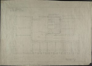 HKB II - NEW-BUILD 1RST TOP FLOOR (Ministry of the Interior, Berlin, plan view)