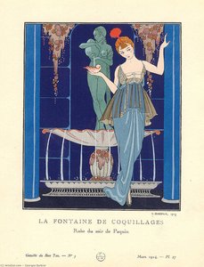 La Fontaine De Coquillages — Georges Barbier