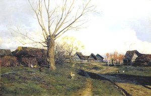 Village Savvinskaya Near Zvenigorod — Isaak Ilyich Levitan