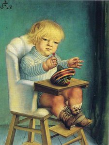 Ursus With Spintop — Otto Dix