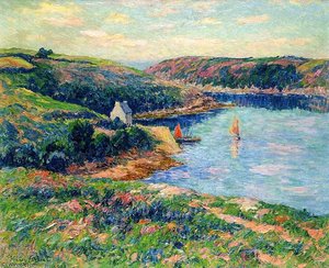 River In Belon — Henri Moret