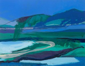 Night Sky Over Jura — Lynn Mcgregor, Impressionism