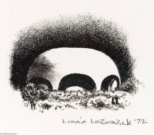 Campus Temple — Louis Lozowick