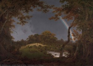 Landscape With A Rainbow — Joseph Wright Of Derby, Romanticism
