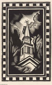Checkerboard Tailpiece — Howard Cook