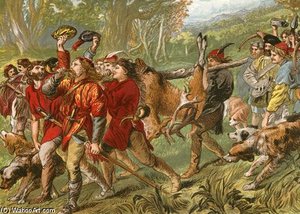 What Shall He Have That Killed The Deer — John Gilbert, Romanticism