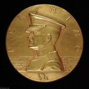 General John J. Pershing Medal (obverse) — Anthony De Francisci, Classical Realism
