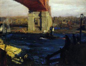 The Bridge, Blackwell's Island — George Wesley Bellows