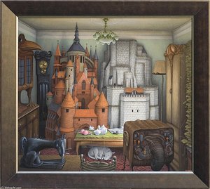 The Two Towers (also Known As Ciche Dni) — Jacek Yerka