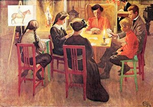 Christmas Break — Carl Larsson