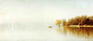 An Indian Summer's Day On The Hudson - Tappan Zee — Sanford Robinson Gifford