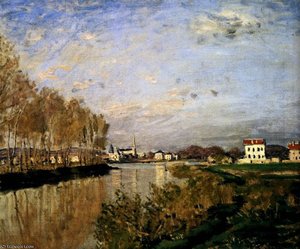 The Seine At Argenteuil — Claude Monet, Impressionism